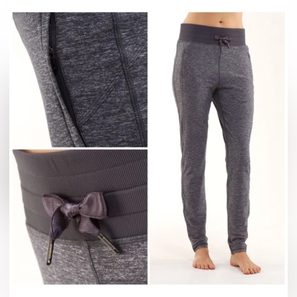 Lululemon Hang Loose Pant Sz 2 - Heathered Coal